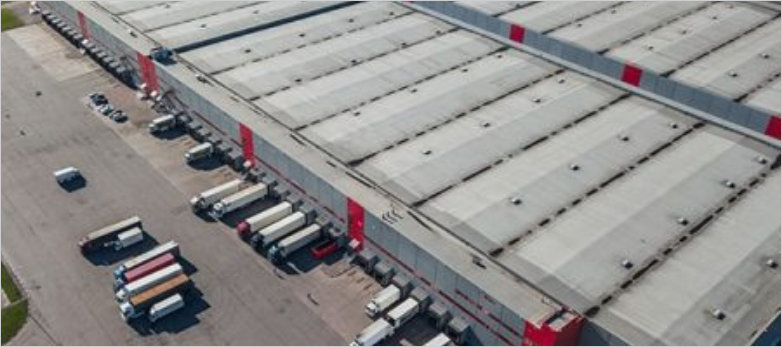Image of distribution centre in Caledon for which JTE Claims Consultants Ltd provides Expert Witness Services for project owner an contractor's legal counsel.