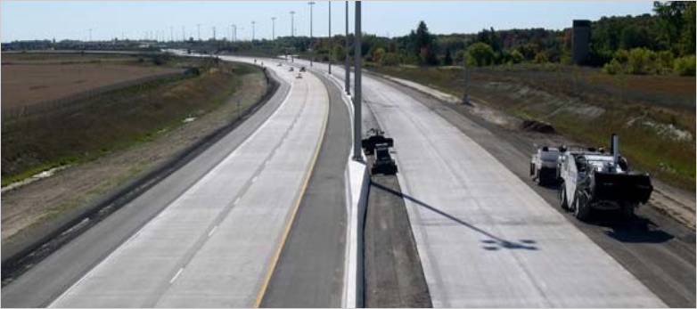 Image of Highway 410 extension for which JTE Claims Consultants Ltd provides Expert Witness Services for project owner's legal counsel.